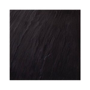 Ardoise Nero rett. – grès cérame vitrifié aspect ardoise noir 30x30 cm